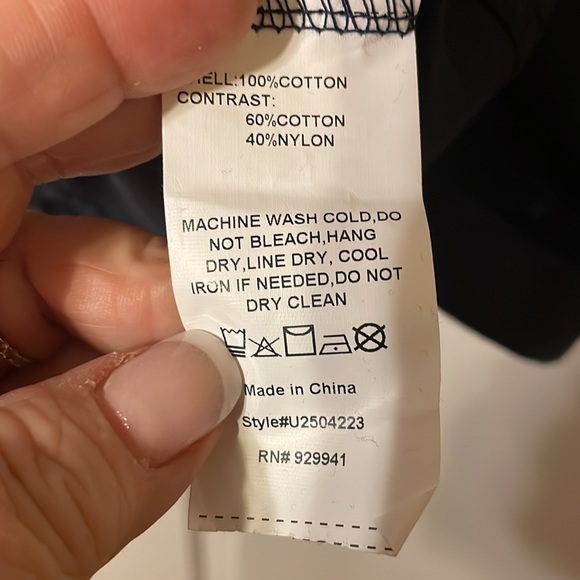 Suzanne Betro Cotton and Lace v-neck Dress - Picture 7 of 7